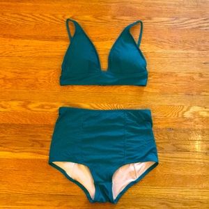 J Crew Bikini XS in Green